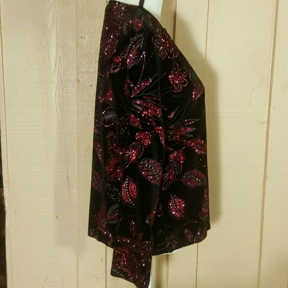 👛2/$20👛NWT Notations 2 in 1 look blouse top XL - Picture 2 of 8